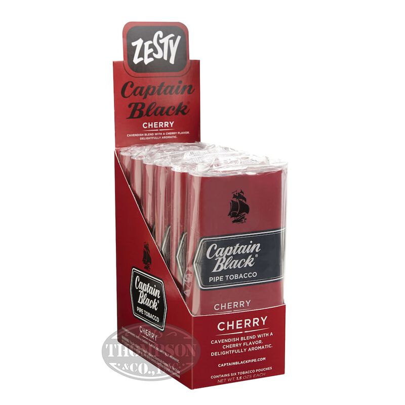 Captain Black Cherry Pipe Tobacco Pouch 1.5 Ounce Pouch