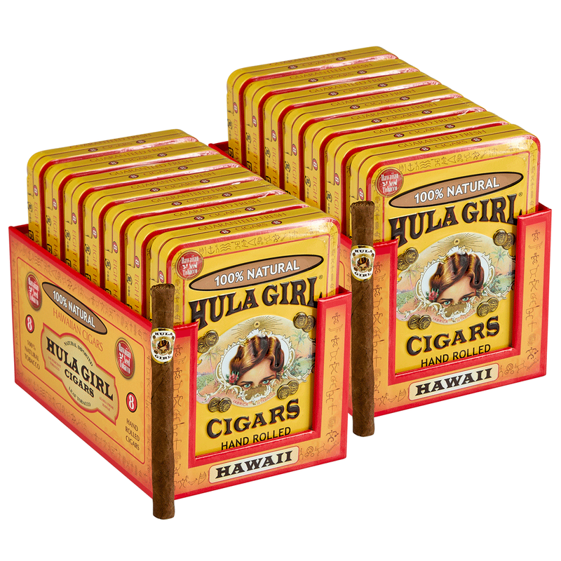 Hula Girl 100% Natural Pack of 112 (14 Tins/8)