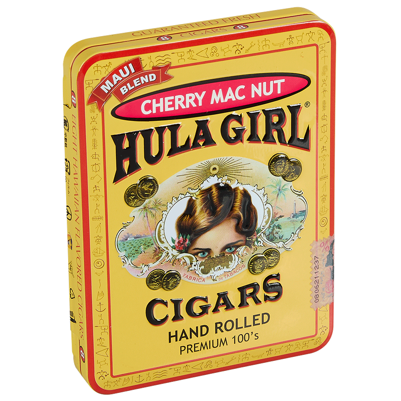 Hula Girl Cherry Mac Nut Pack of 112 (14 Tins/8)
