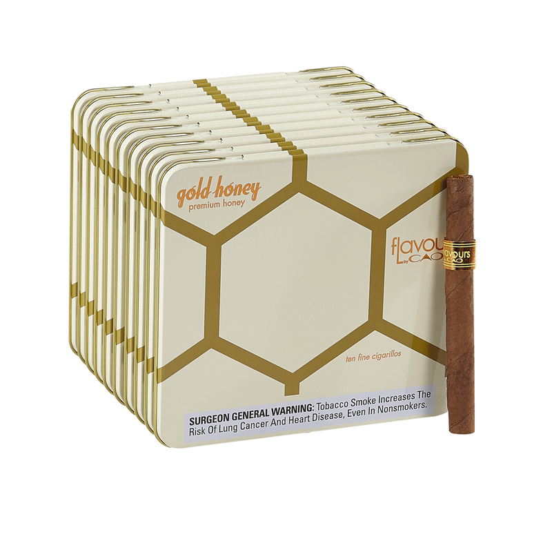 CAO Flavours Tins 100 pack - Honey Cigarillos Pack of 100