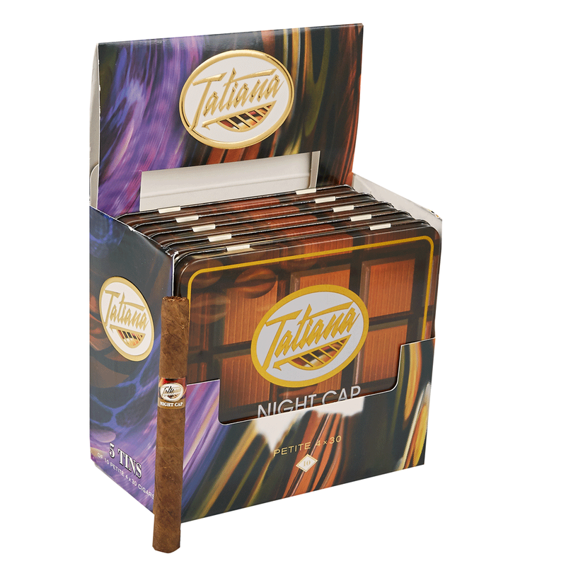 Tatiana Flavored Cigarillos Tins - Nightcap Cigarillos Pack of 50