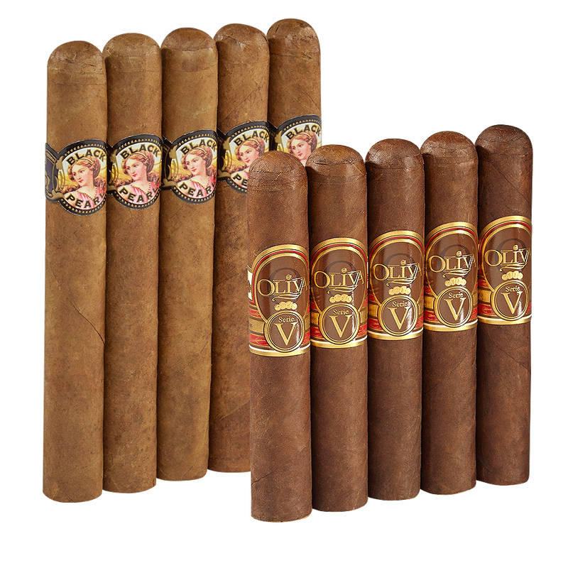 Double Down 93+ Sampler Oliva vs La Perla Habana Robusto 10-Cigar Sampler