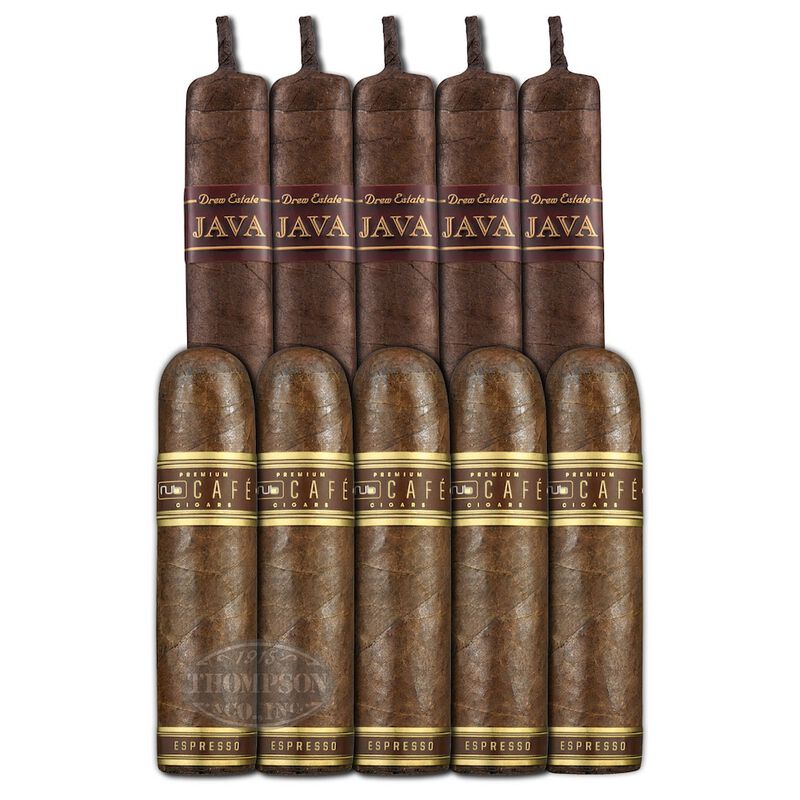 Double Down Infused Java vs Oliva Nub Nuance Robusto 10-Cigar Sampler