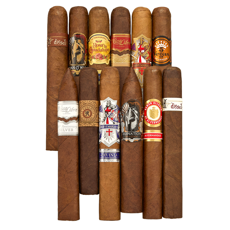 Best Of AJ Fernandez Sampler Robusto 12-Cigar Sampler