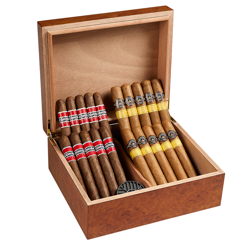 Cohiba & Montecristo Humidor Collection Churchill 20-Cigar Sampler