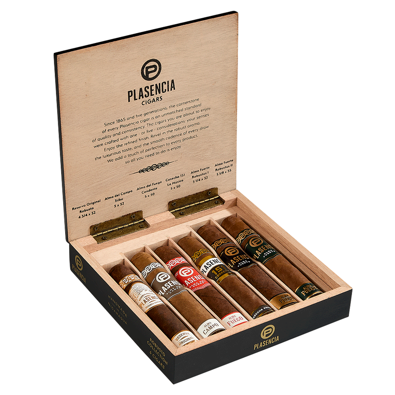 Plasencia 6-Cigar Robusto Collection 4.75 x 52 6-Cigar Sampler