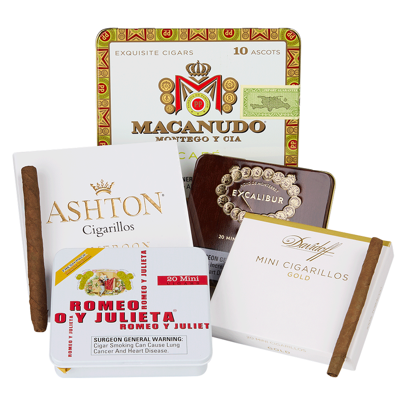 Top-Shelf Tin Sampler Cigarillos 80-Cigar Sampler
