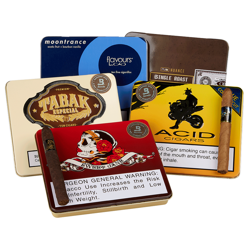 Tasty Tin Sampler 50-Cigar Sampler