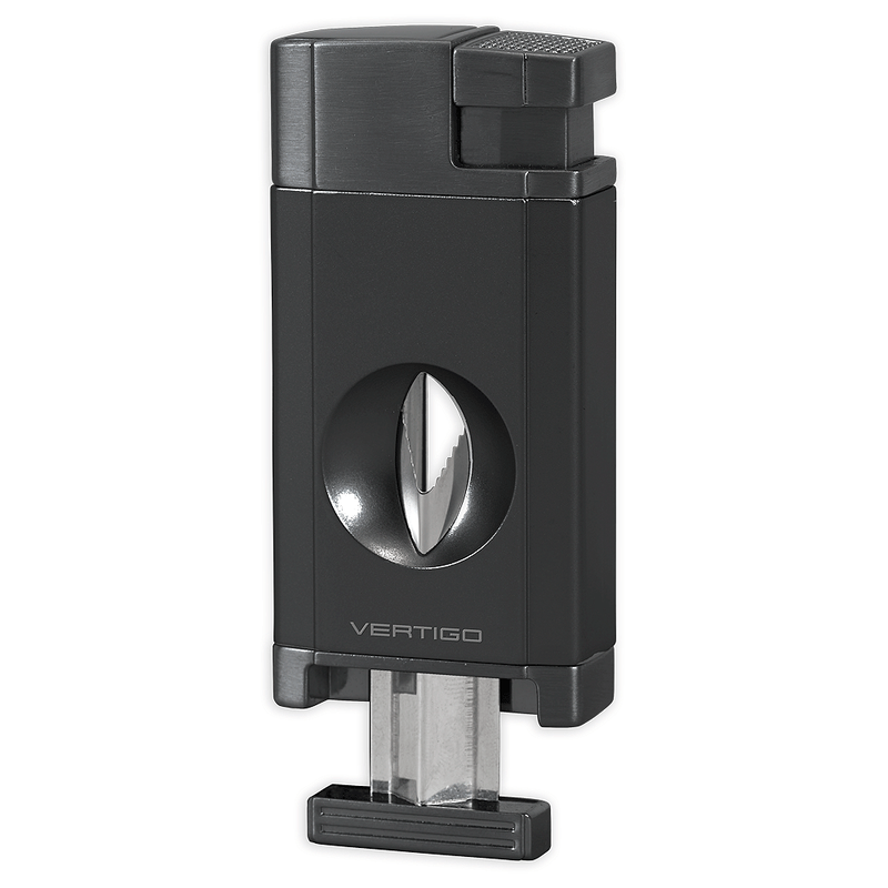 Vertigo Saber Double Torch Lighter Black