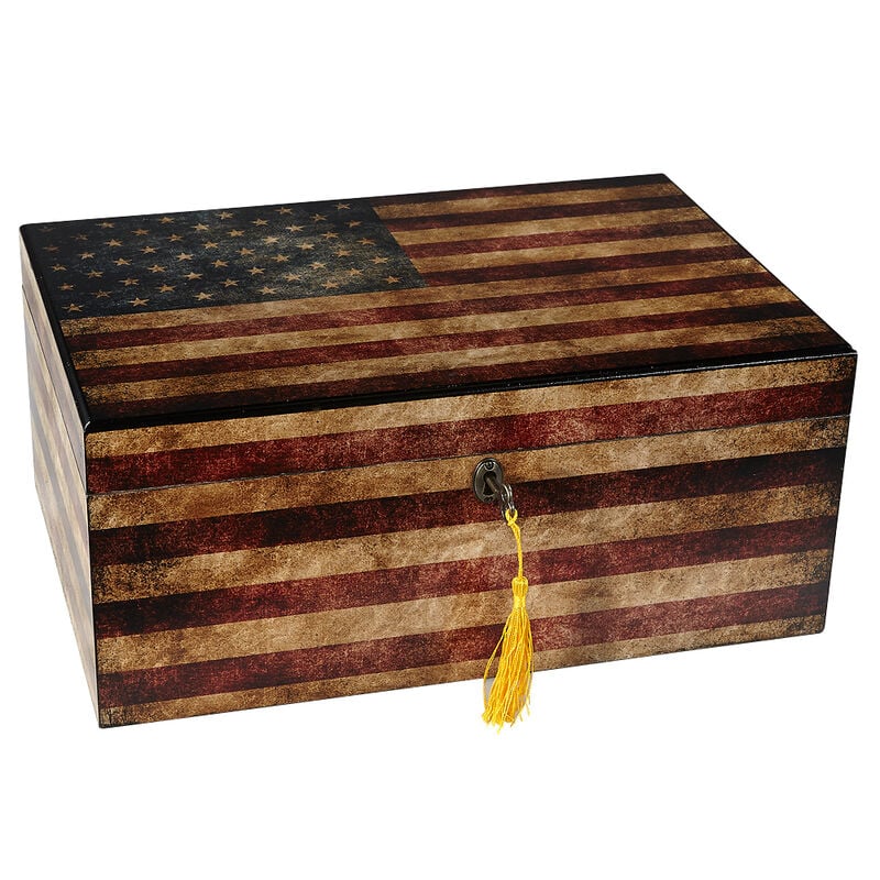 Old Glory Humidor 100 Cigar Capacity