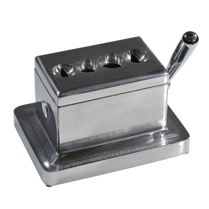 Quad Table-Top 60-Ring Gauge Cutter Silver