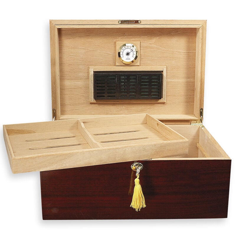 Tuscany Cherry Humidor 100 Cigar Capacity