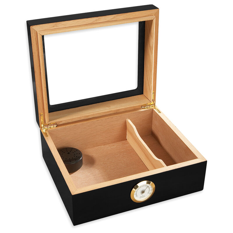 Onyx Glasstop Humidor 50 Cigar Capacity