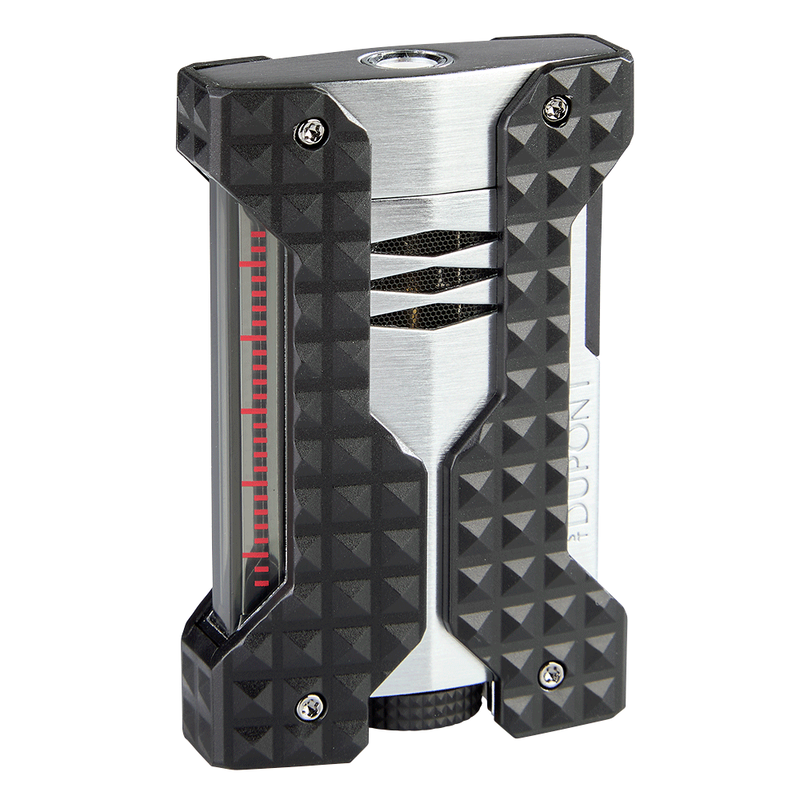 S.T. Dupont Windproof Defi Dual Flame Lighter Chrome