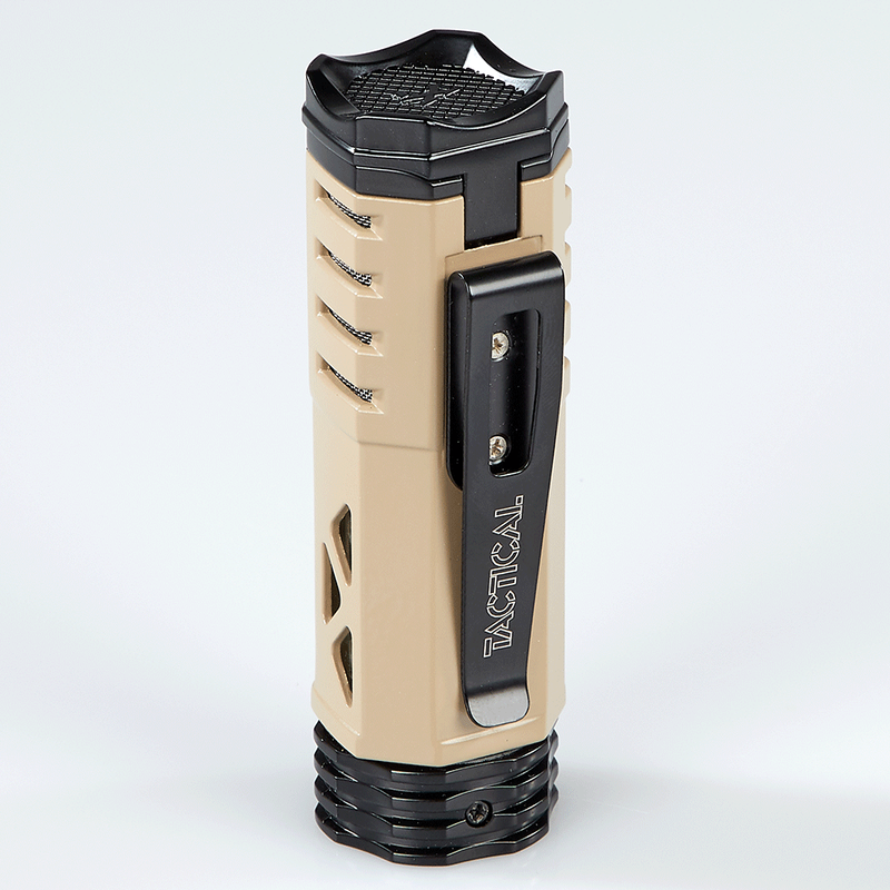 Xikar Tactical Lighter Single Flame Tan/Black