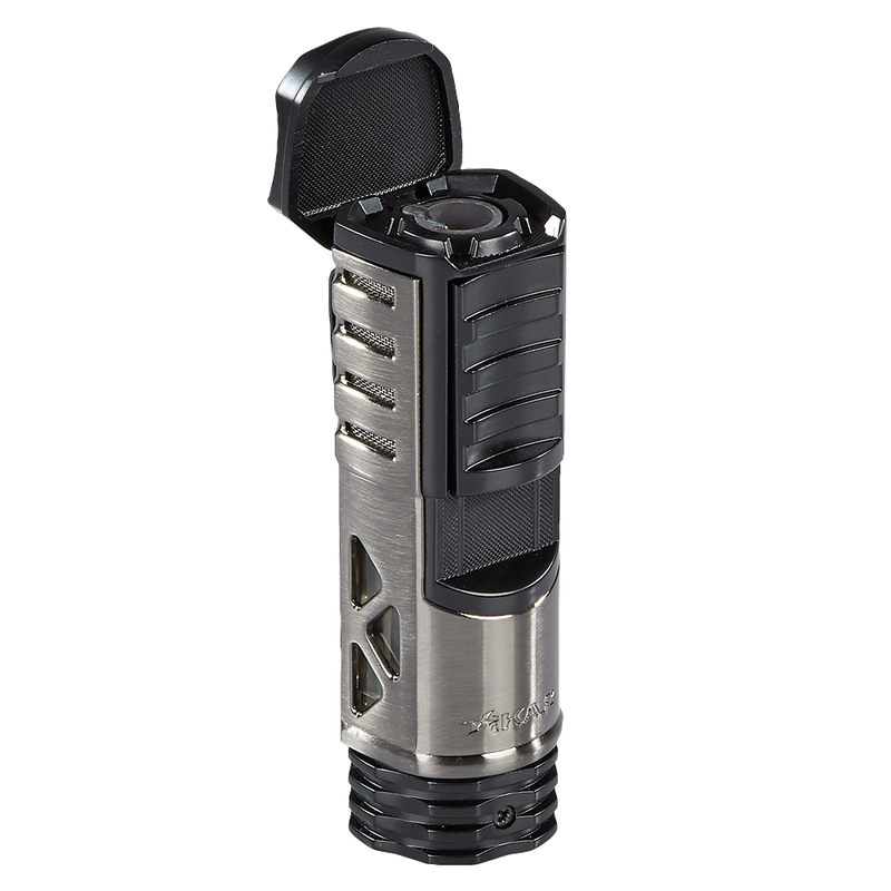 Xikar Tactical Lighter Single Flame Black/Gunmetal