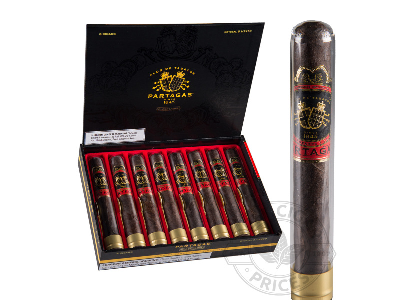 Partagas Black Label Crystal - 8 Cigars
