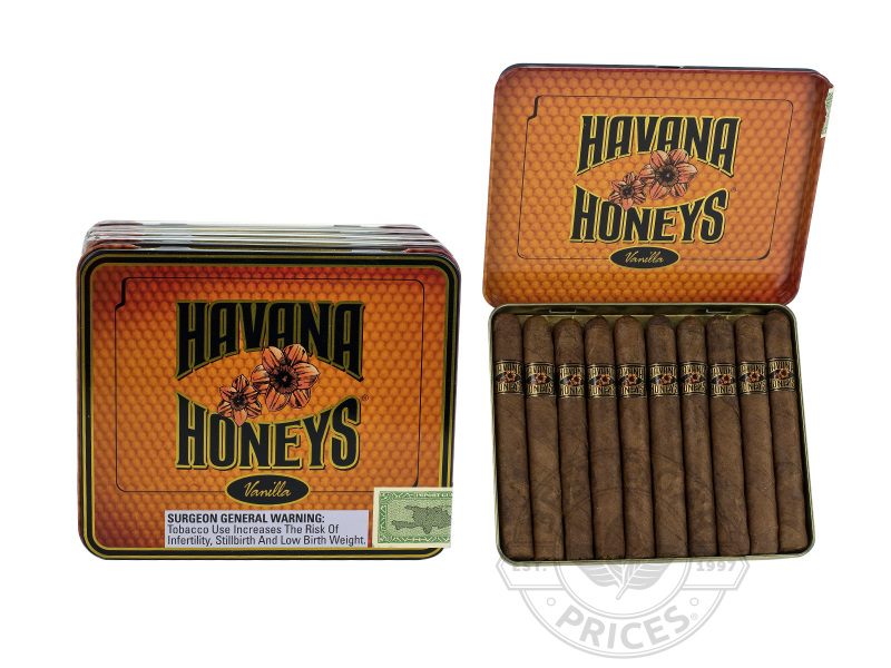 Havana Honeys Tins Vanilla - 50 Cigarillos