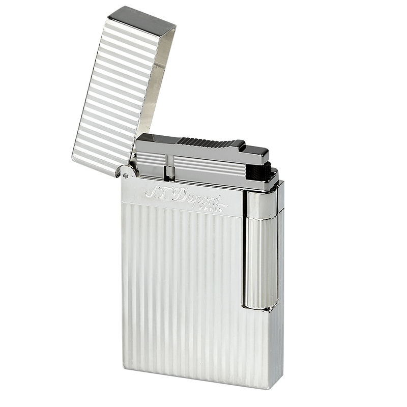 S.T. Dupont Ligne 2 Lighter Vertical Lines/Silver