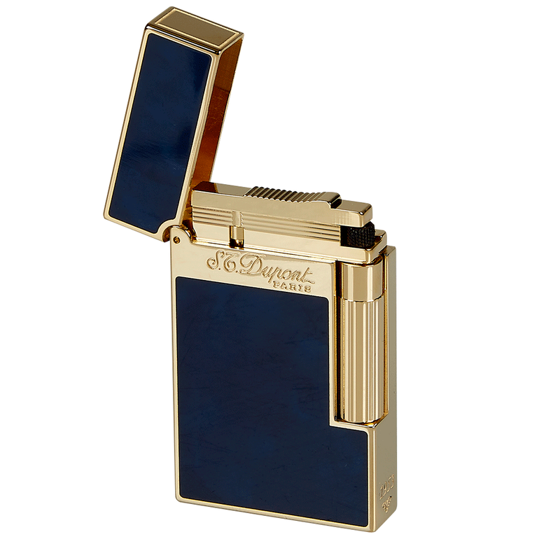 S.T. Dupont Ligne 2 Lighter Atelier/Dark Blue Laquer