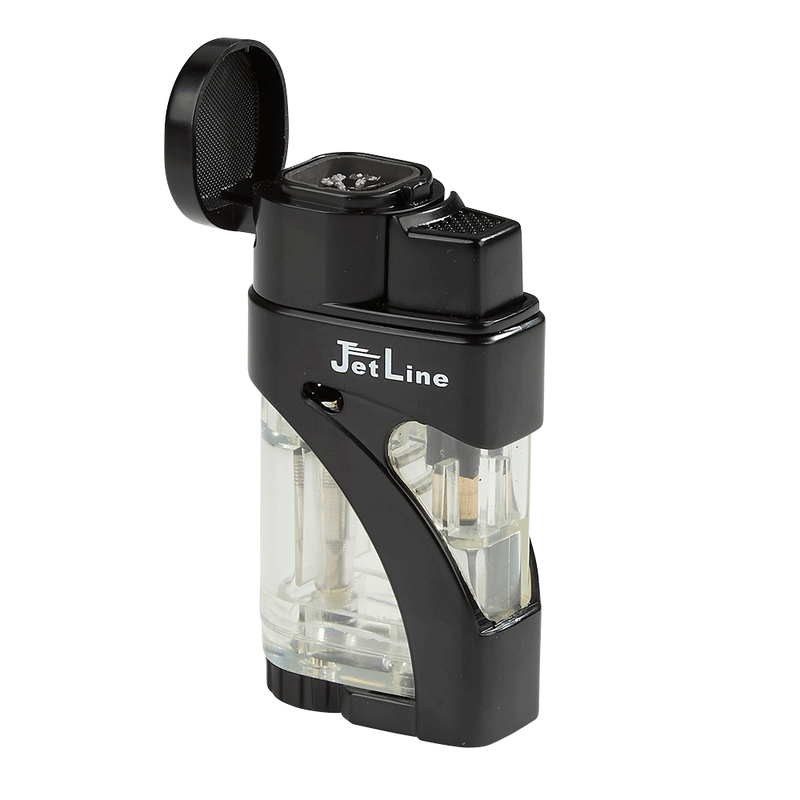 Jetline Phantom Quad Torch Lighter Black