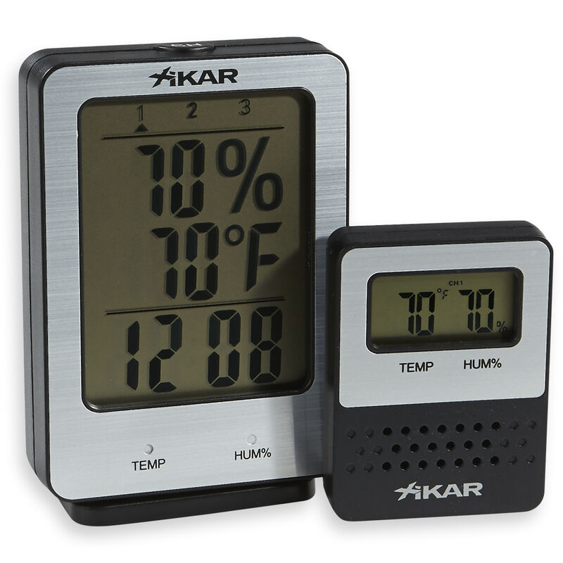 Xikar Purotemp Wireless Hygrometer System Silver