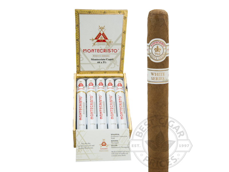 Montecristo White Label Montecristo Court En Tubo - 15 Cigars
