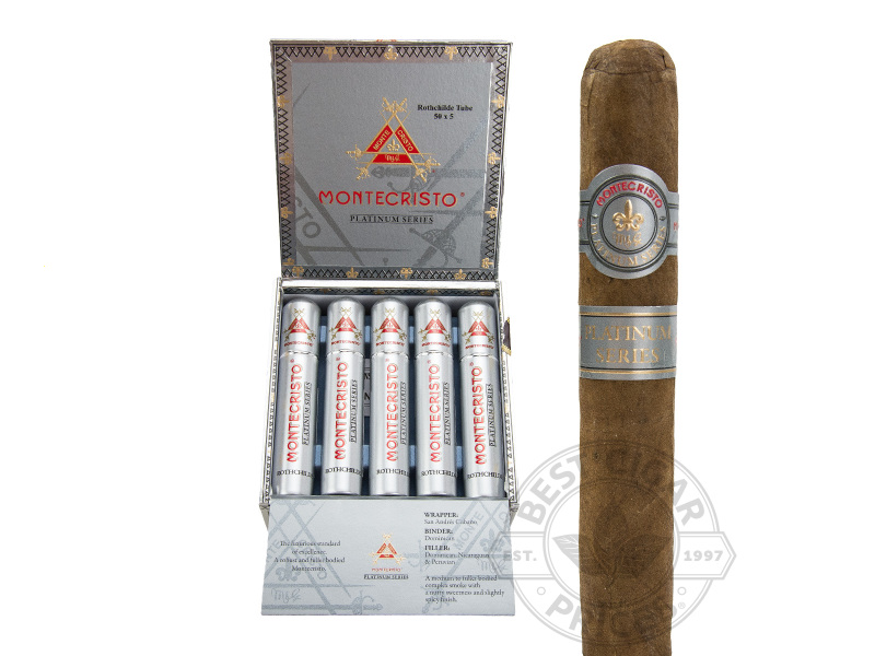 Montecristo Platinum Rothchilde Tubos - 15 Cigars