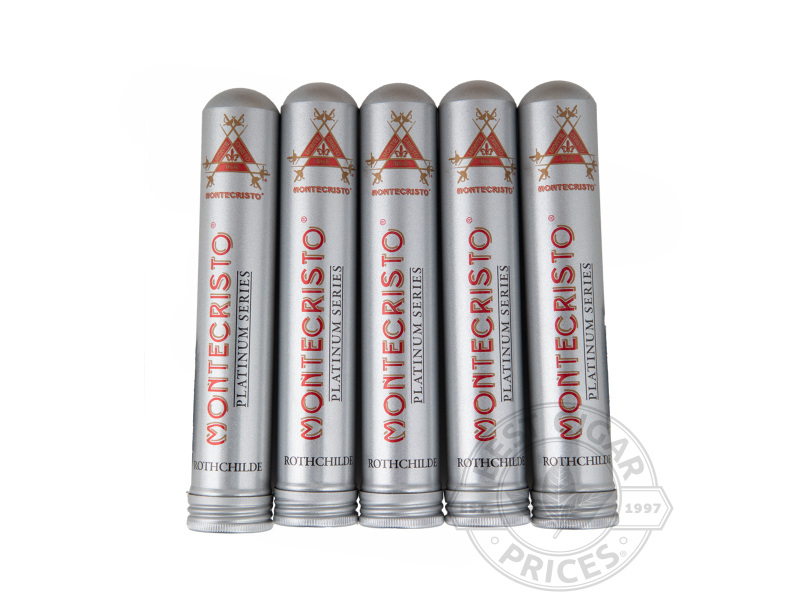Montecristo Platinum Rothchilde Tubos - 5 Cigars