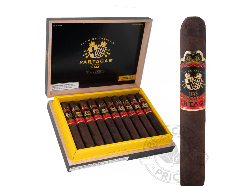 Partagas Black Label Gigante - 20 Cigars