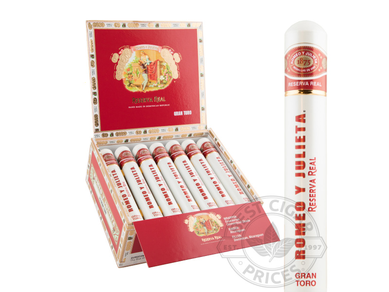 Romeo Y Julieta Reserva Real Gran Toro Tubes - 20 Cigars