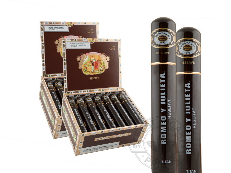 Romeo Y Julieta Reserve Titan Tubes - 42 Cigars