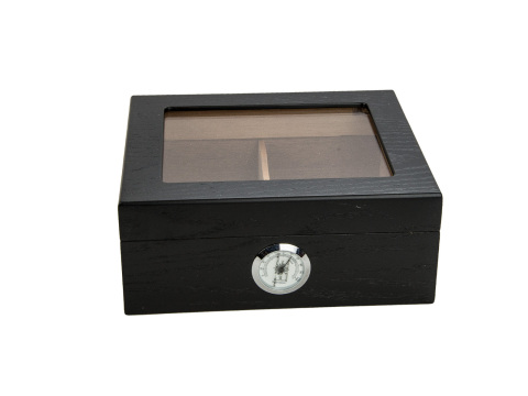 Capri Black Glasstop 25 Count Humidor - Box of 20