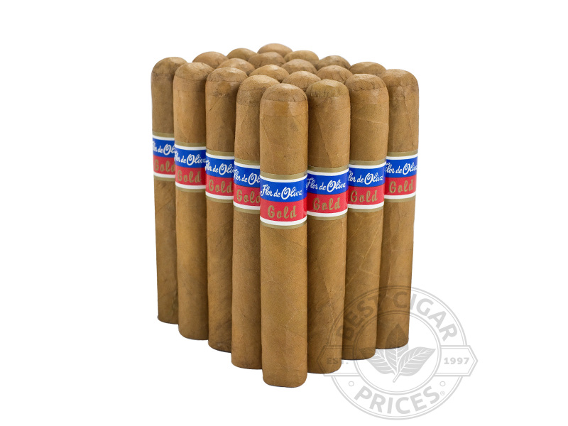Flor De Oliva - Gold Robusto Connecticut - Bundle - 20 Total Cigars