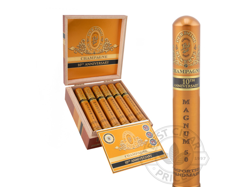 Perdomo Reserve 10th Anniversary Champagne Magnum Tubo - 12 Cigars