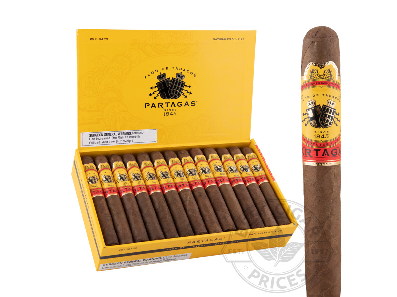 Partagas Naturales Natural - 25 Cigars