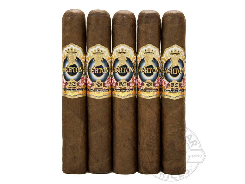 Ashton Estate Sun Grown (Esg) 21 Year Salute - 5 Cigars