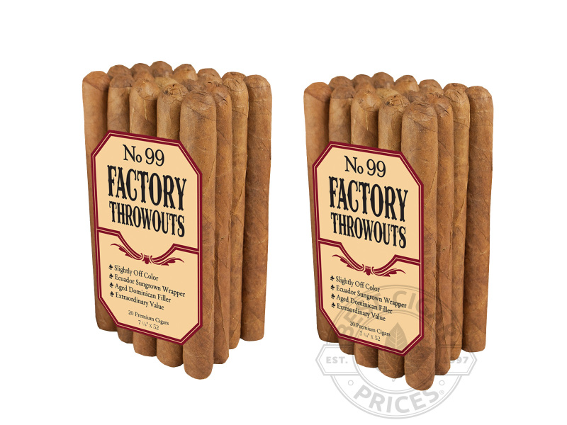 Factory Throwouts Number 99 - 40 Cigars