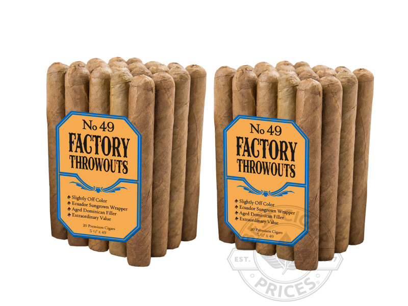 Factory Throwouts Number 49 - 40 Cigars