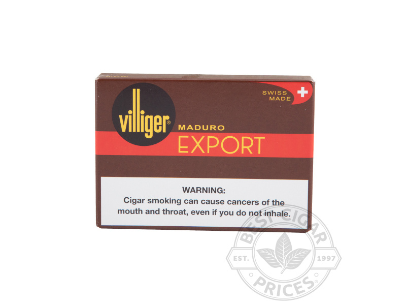 Villiger Export Maduro Packs - Small Pack - 5 Total Cigars