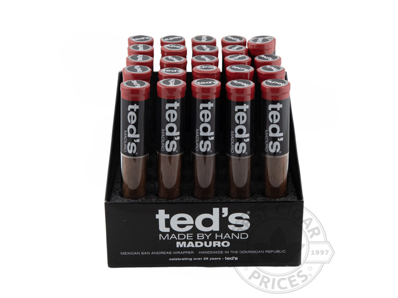 Ted's Maduro 650 Tubes - 25 Cigars