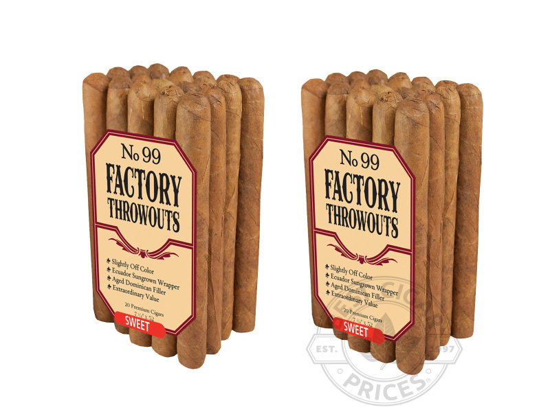Factory Throwouts Number 99 Sweet - 40 Cigars