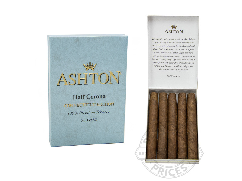Ashton Connecticut Half Corona - Small Pack - 5 Total Cigars