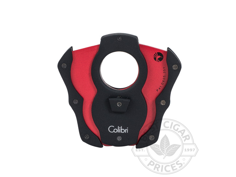 Colibri 2-Tone Cigar Cutter - Black/Red - Box of 20