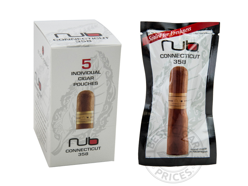 Nub Connecticut 358 Fresh Pack - Sealed Packs - 5 Total Cigars