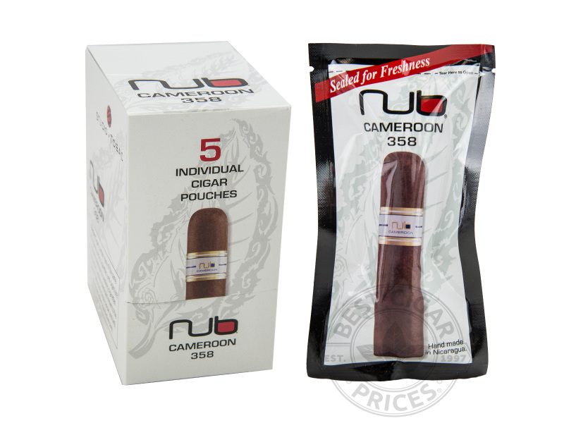 Nub Cameroon 358 Fresh Pack - Sealed Packs - 5 Total Cigars