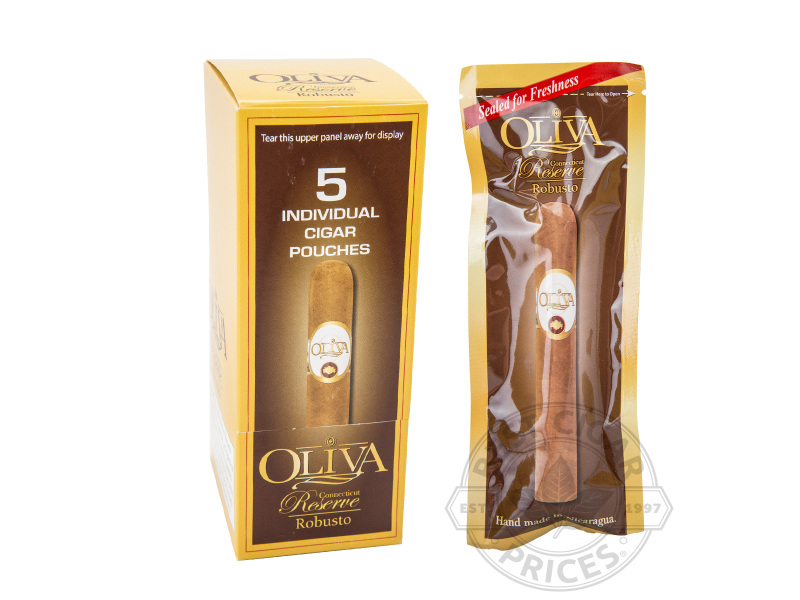 Oliva Connecticut Reserve Robusto Fresh Pack - Sealed Packs - 5 Total Cigars