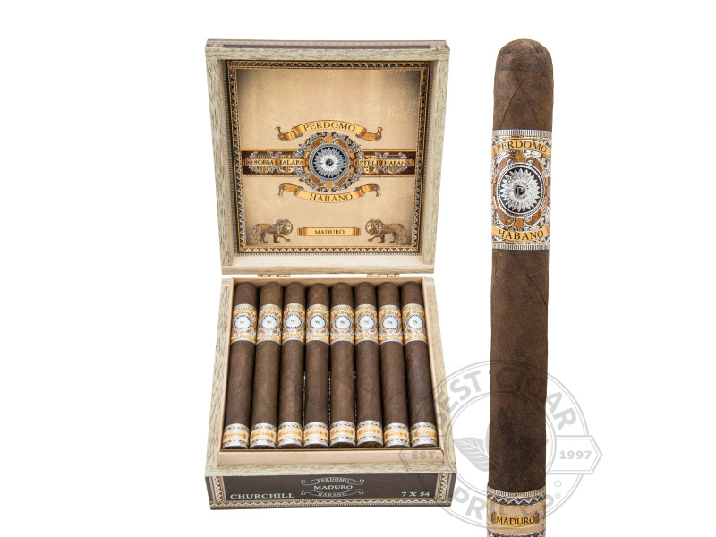 Perdomo Habano Bourbon Barrel-Aged Maduro Churchill - 24 Cigars