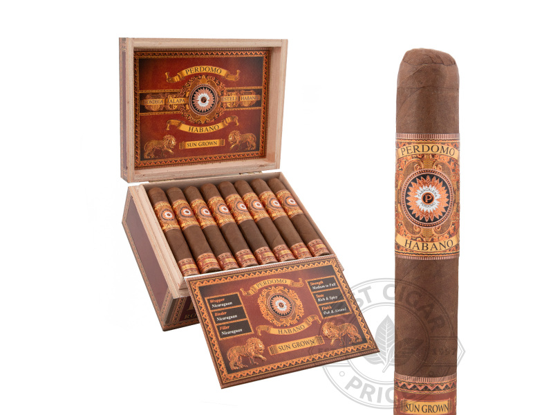 Perdomo Habano Bourbon Barrel-Aged Sun Grown Robusto - 24 Cigars