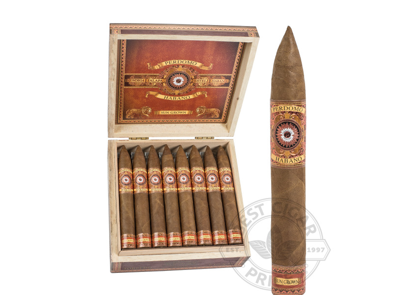 Perdomo Habano Bourbon Barrel-Aged Sun Grown Torpedo - 24 Cigars
